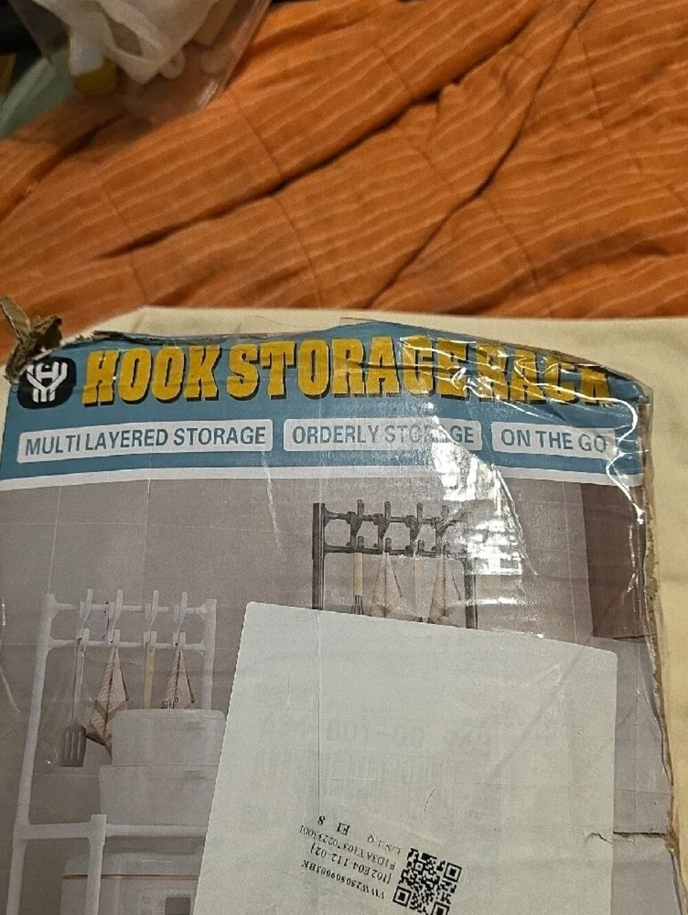 Hook Storage Multi-Layered Organizer in White